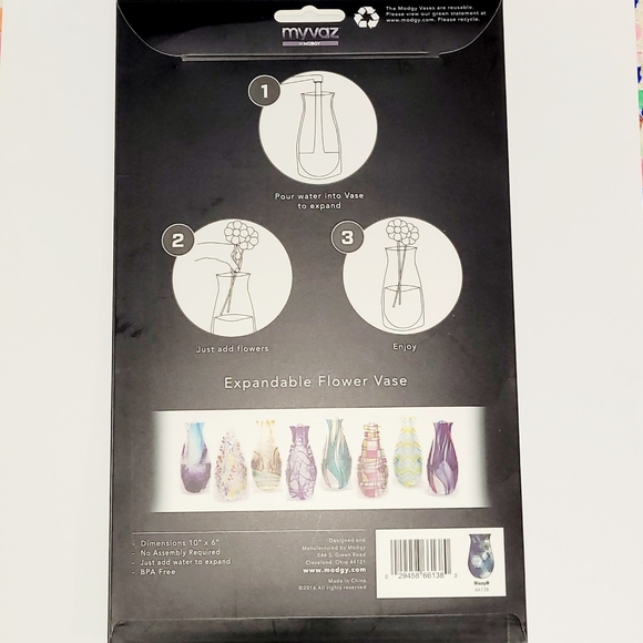 Modgy Expandable Vase, BizzyB Design 66138, Store Flat - Picture 4 of 7